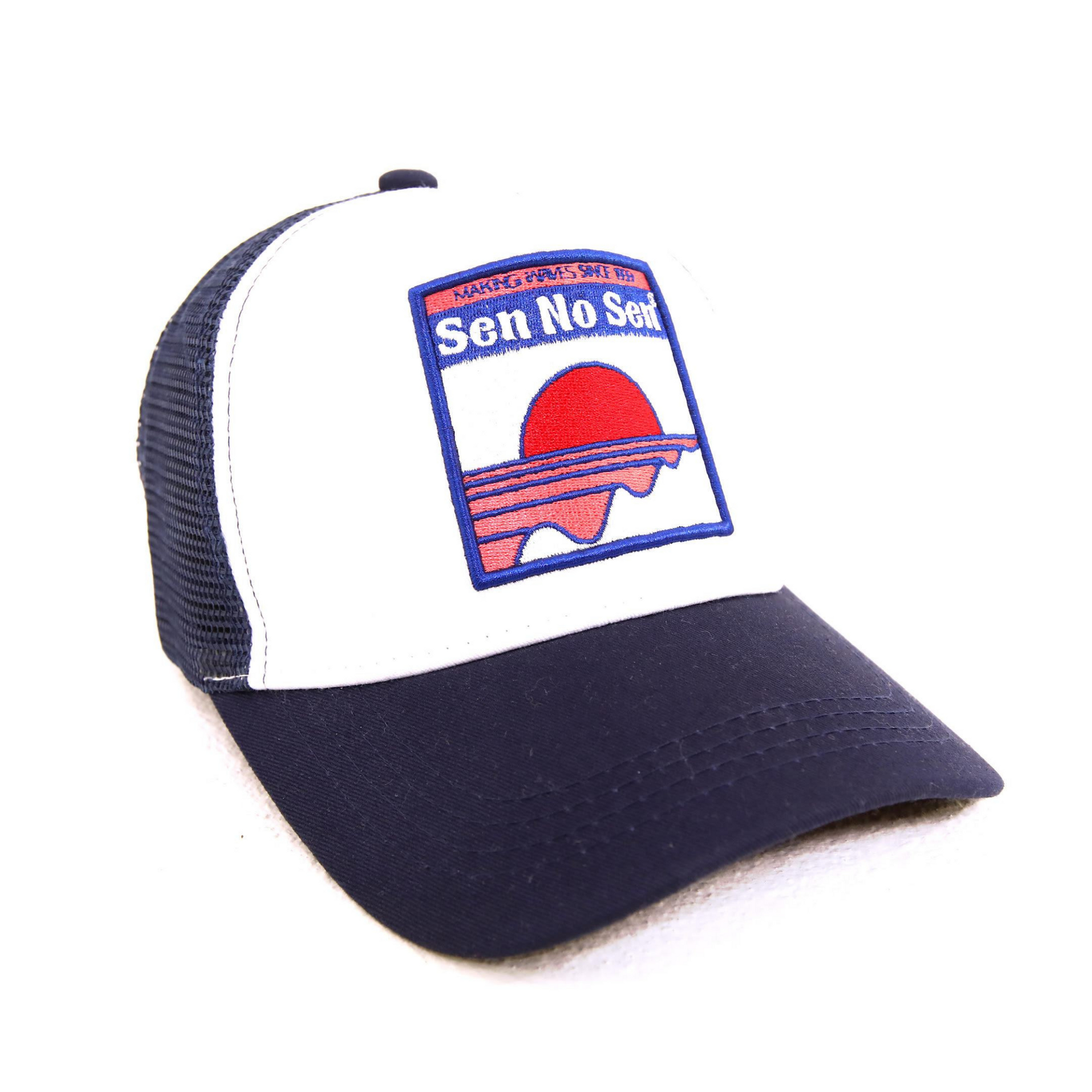 Trucker navy/white