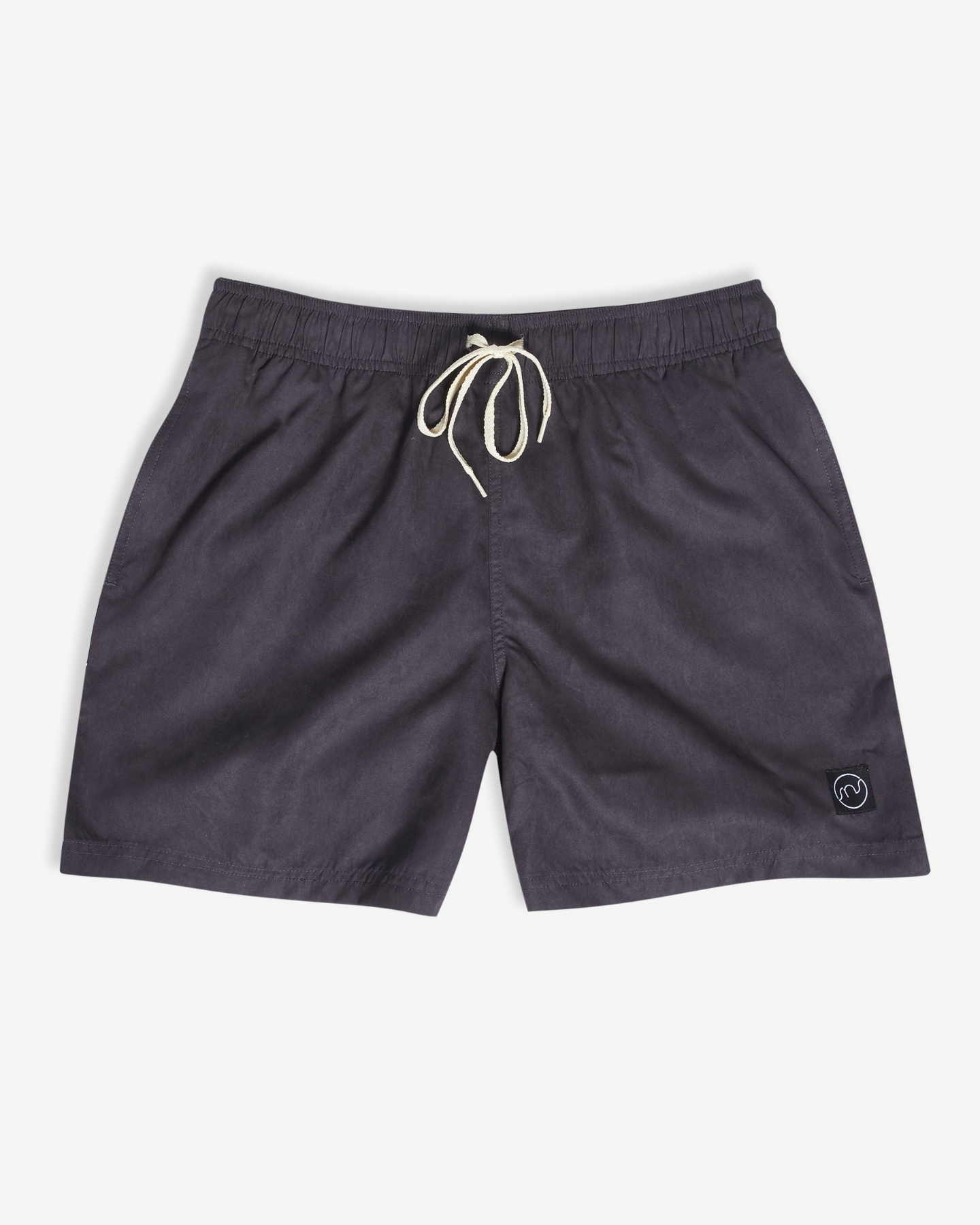 Beachshort solid black