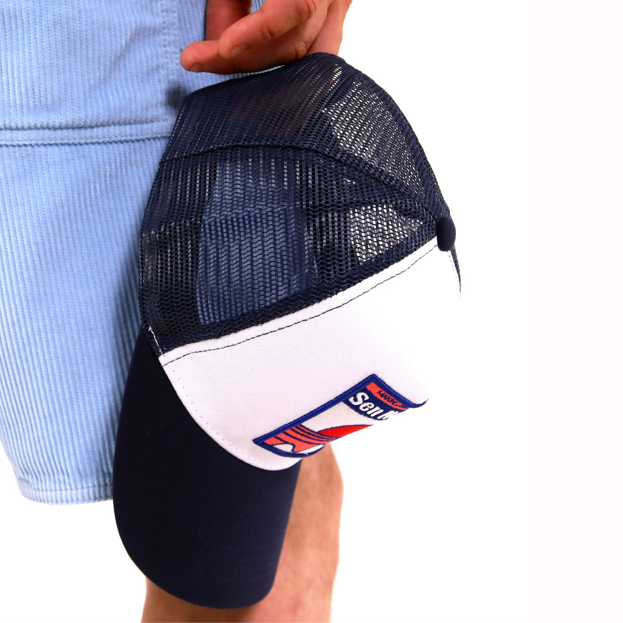 Trucker navy/white