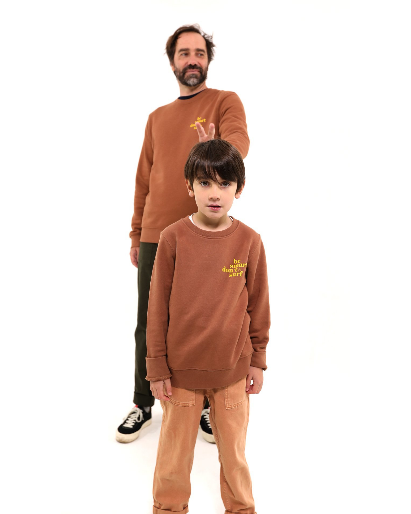 Be Smart Don't Surf Sweat Junior |  Chocolat