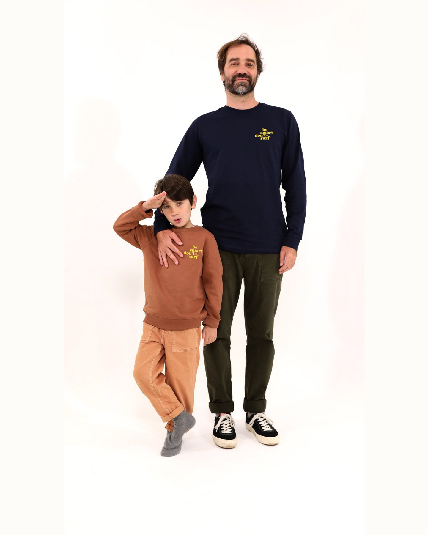 Be Smart Don't Surf Sweat Junior |  Chocolat