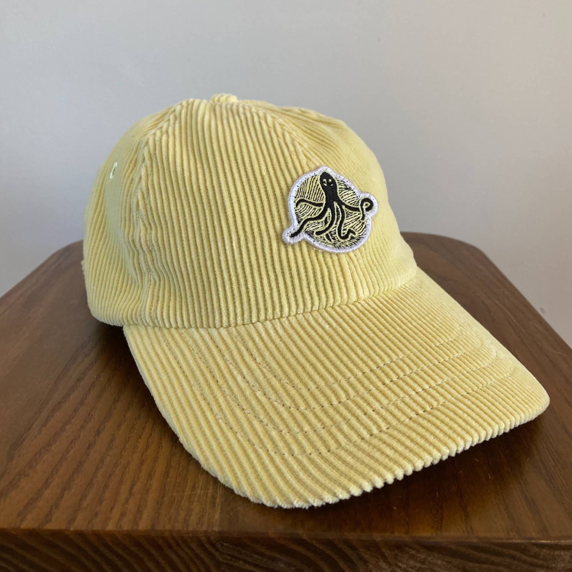 6panel velours Octopus | Yellow