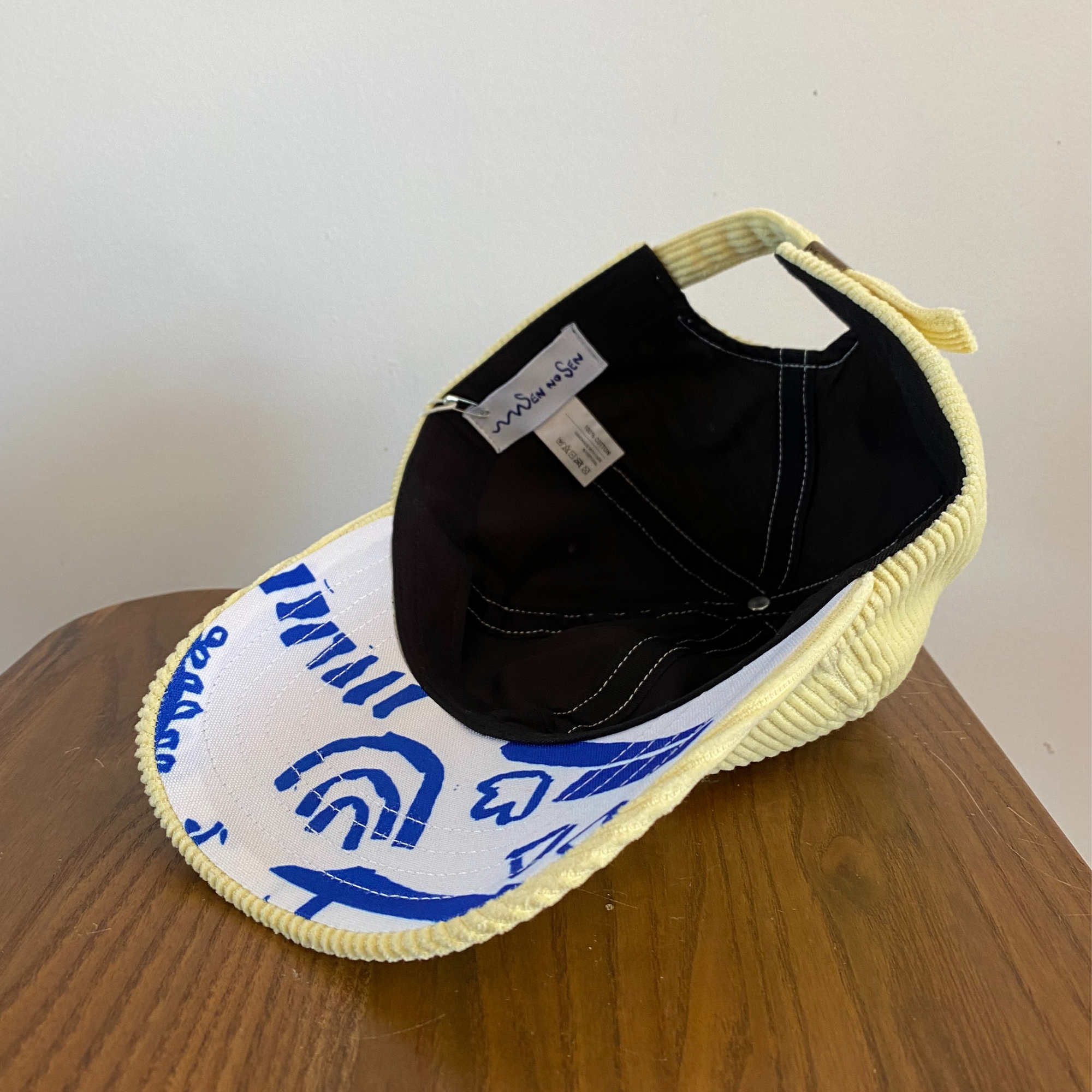 6panel velours Octopus | Yellow