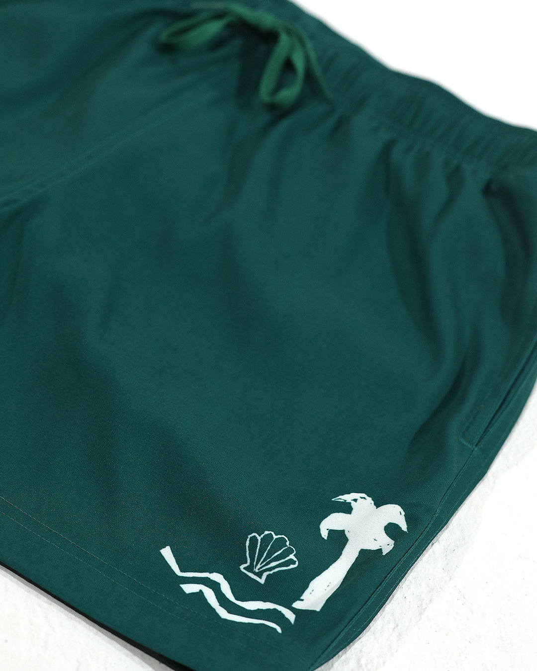 Beachshort Sea Life green
