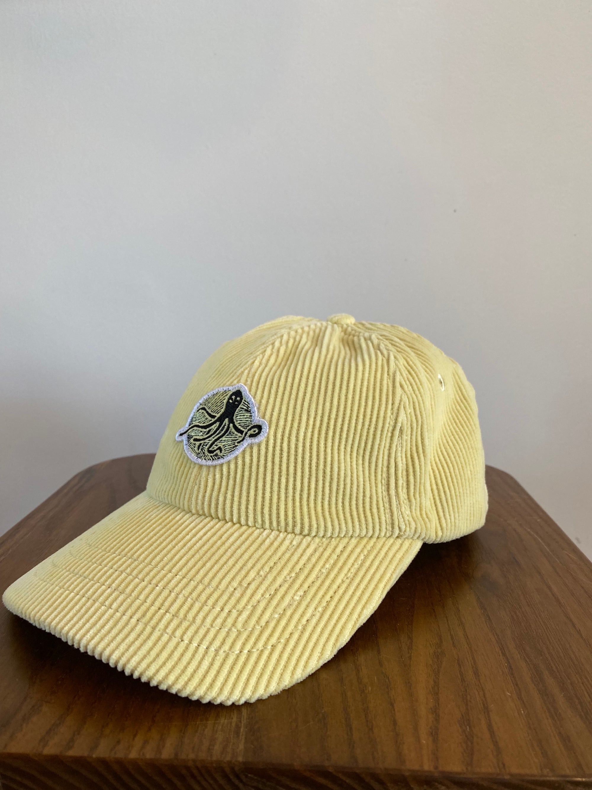 6panel velours Octopus | Yellow