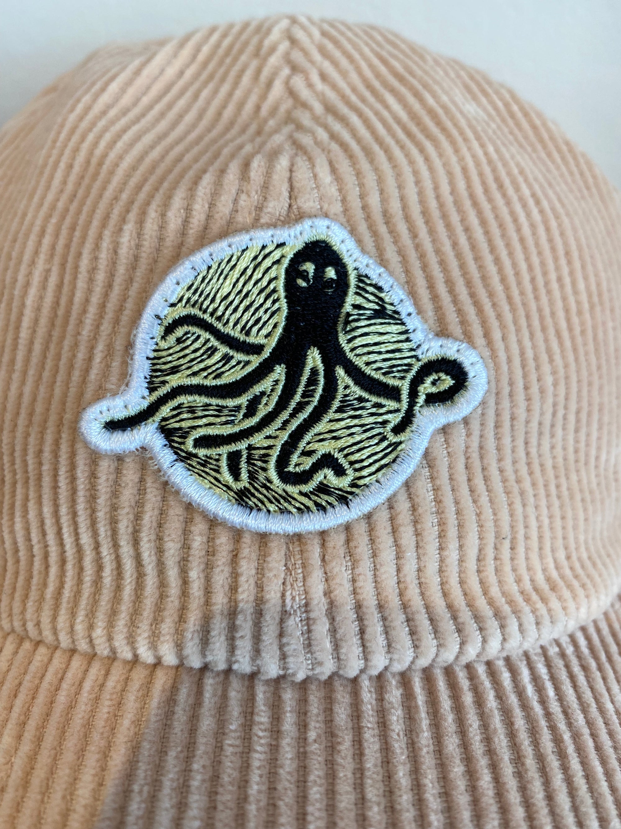 6panel velours Octopus | Rose