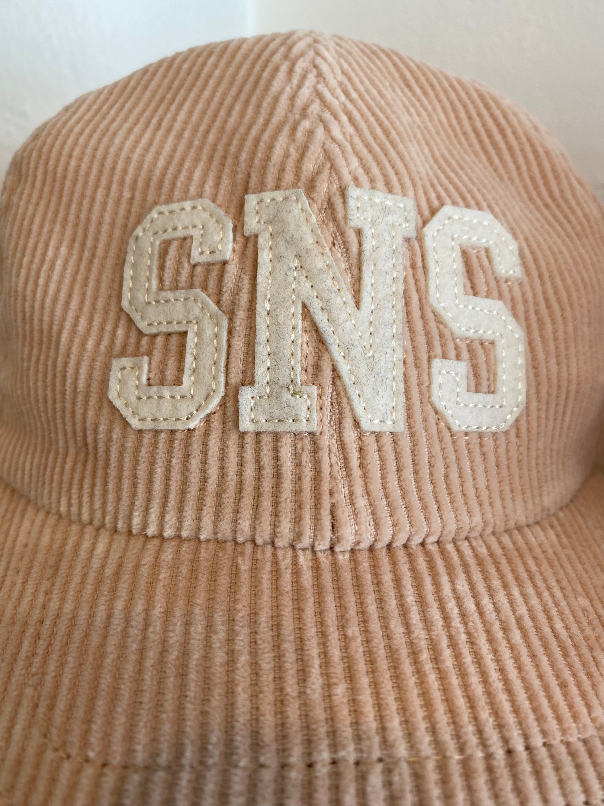 6panel velours SNS | Rose