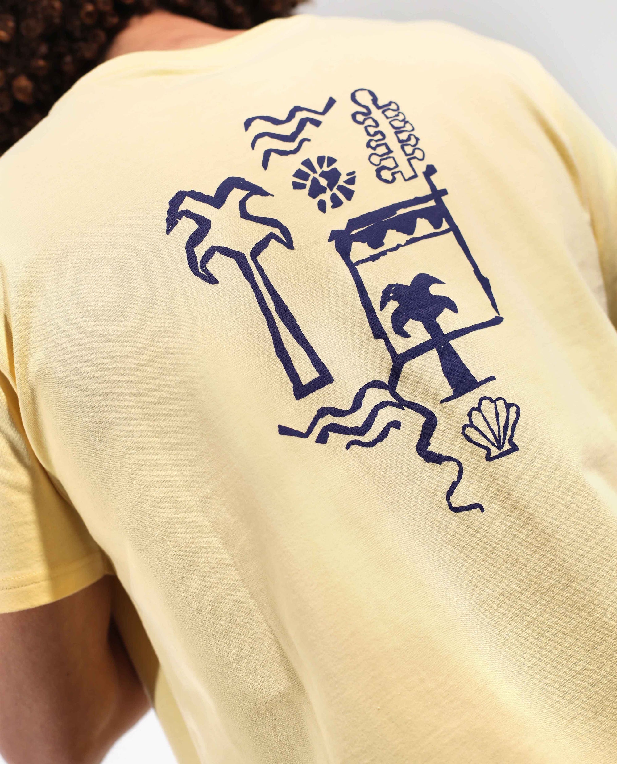 T-shirt organic cotton | Sea Life | Yellow