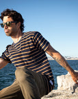 T-shirt éponge stripes