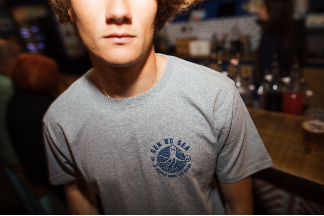 T-shirt Octopus 24 grey