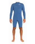 shorty manches longues | 180 ZIP | 2.2MM | Pewter Blue