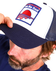 Trucker navy/white