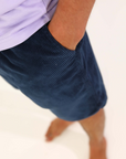 Short Velours | Navy |