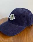 6panel velours Octopus | Deep Blue