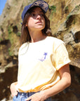 6 panel velours Sea Life | deep blue
