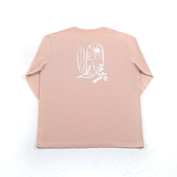 T-shirt manches longues organic coton | Golden Door | Rose
