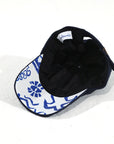 6 panel velours Sea Life | deep blue