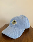 6panel velours Octopus | Light Blue