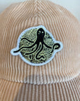 6panel velours Octopus | Rose