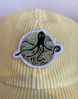 6panel velours Octopus | Yellow