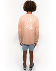 T-shirt manches longues organic coton | Golden Door | Rose