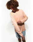 T-shirt manches longues organic coton | Golden Door | Rose
