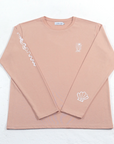 T-shirt manches longues organic coton | Golden Door | Rose