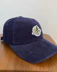 6panel velours Octopus | Deep Blue