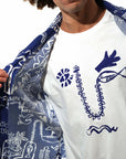 T-shirt organic cotton | Sea Face | White
