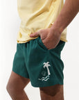 Beachshort Sea Life green