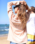 T-shirt manches longues organic coton | Golden Door | Rose