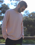 T-shirt manches longues organic coton | Golden Door | Rose