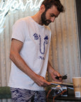 T-shirt organic cotton | Sea Face | White
