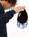6 panel velours fishing boat | yellow