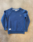 Sweat junior organic brodé | Blue