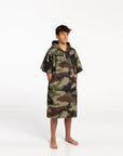 Poncho Surf unisexe léger quick dry Camo