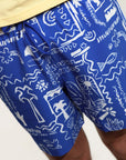 Beachshort Paint Wall Blue
