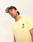 6 panel velours Sea Life | deep blue