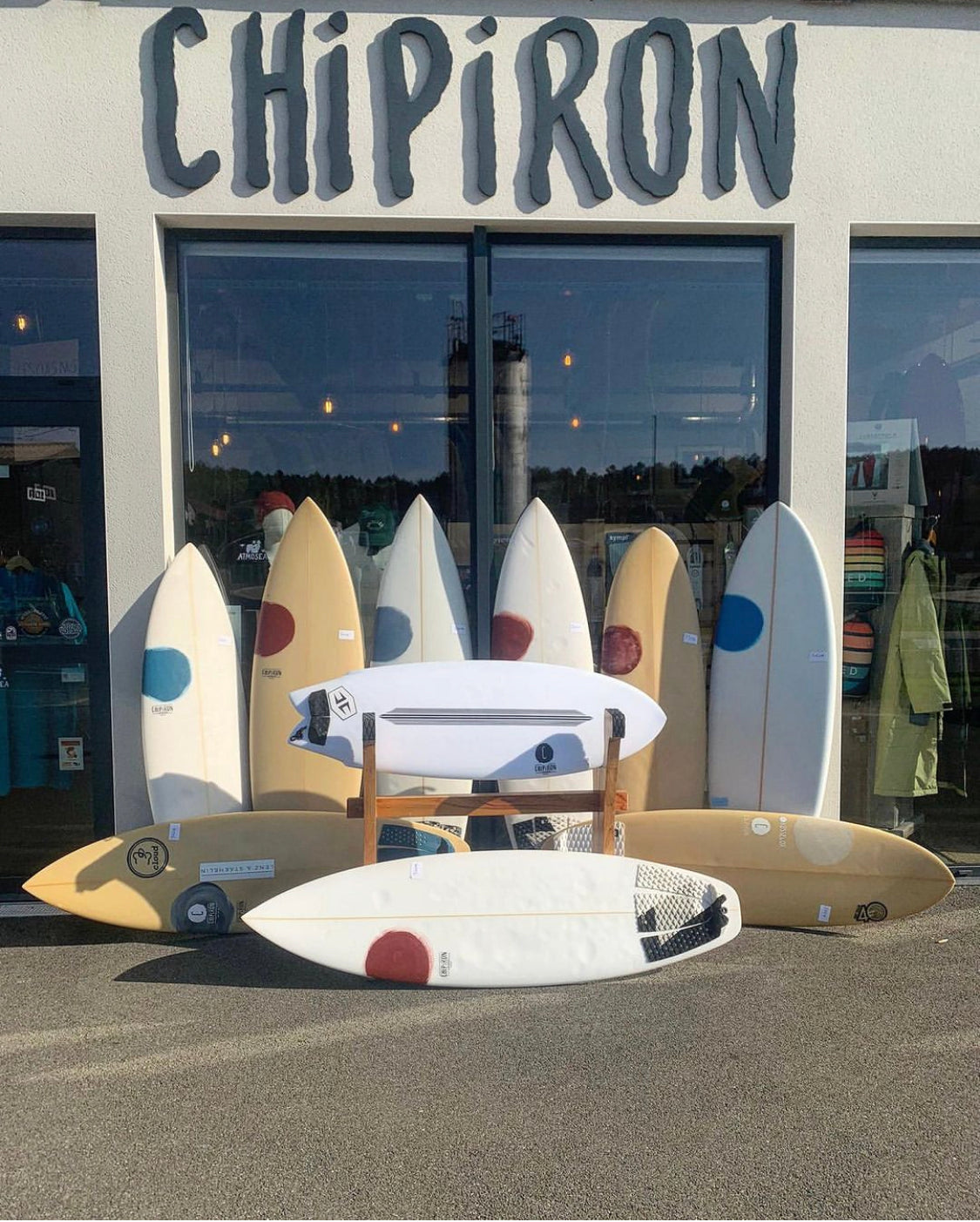 arrivée chez Chipiron à Hossegor.