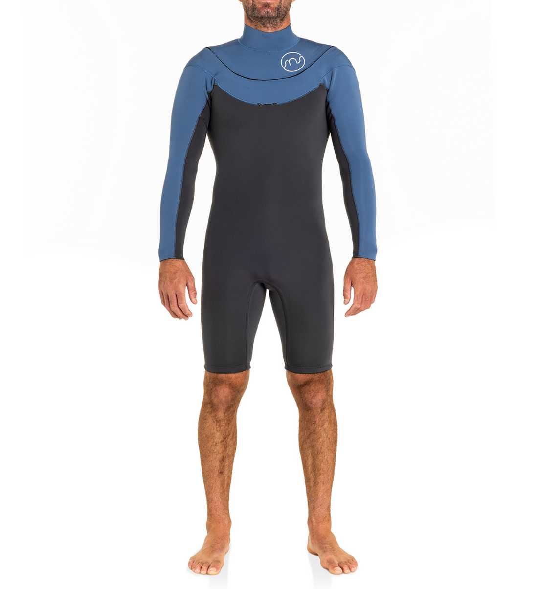 Custom wetsuit | 180 ZIP | 2.2MM | SHORTY MANCHES LONGUES