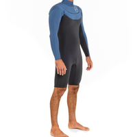 Custom wetsuit | 180 ZIP | 2.2MM | SHORTY MANCHES LONGUES