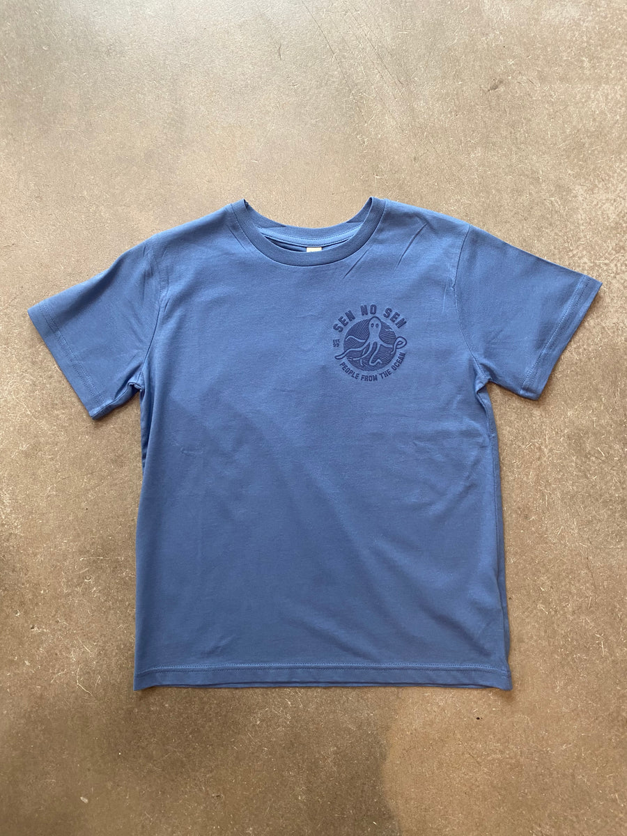 T-shirt Junior Octopus 24 blue