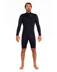 Custom wetsuit | 180 ZIP | 2.2MM | SHORTY MANCHES LONGUES