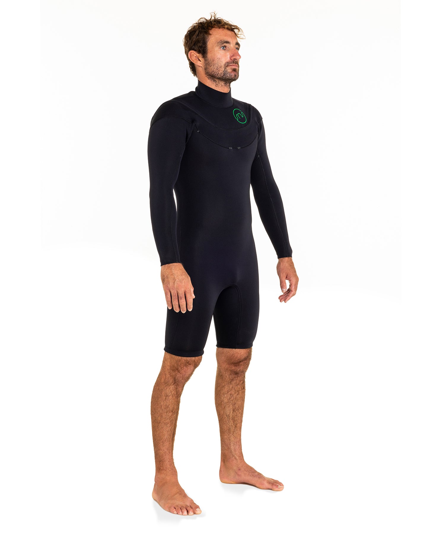 Custom wetsuit | 180 ZIP | 2.2MM | SHORTY MANCHES LONGUES