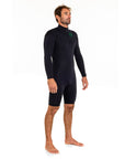 Custom wetsuit | 180 ZIP | 2.2MM | SHORTY MANCHES LONGUES