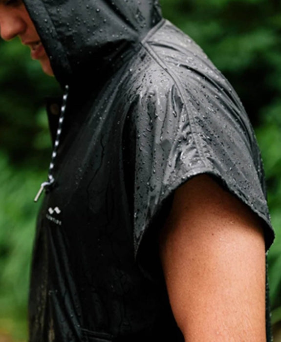 SLOWTIDE WATERPROOF PONCHO BLACK