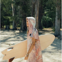 SLOWTIDE - HALA QUICK DRY PONCHO PINK - L/XL