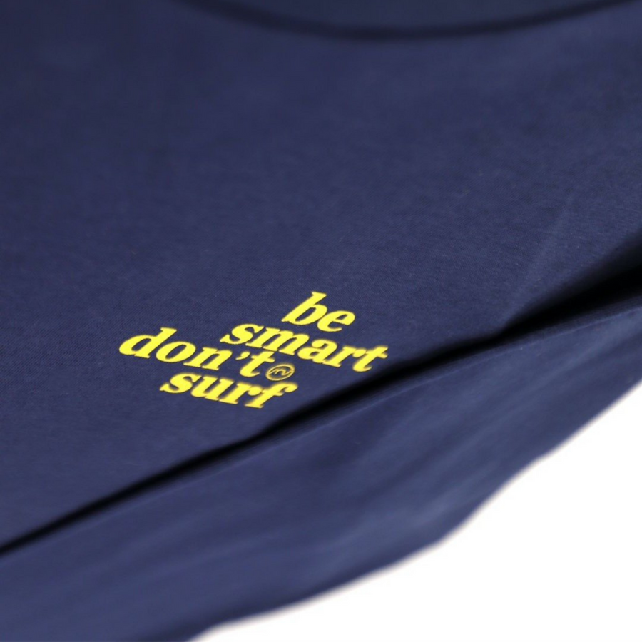 Be Smart Don't Surf Long Sleeve Tee | Navy Blue