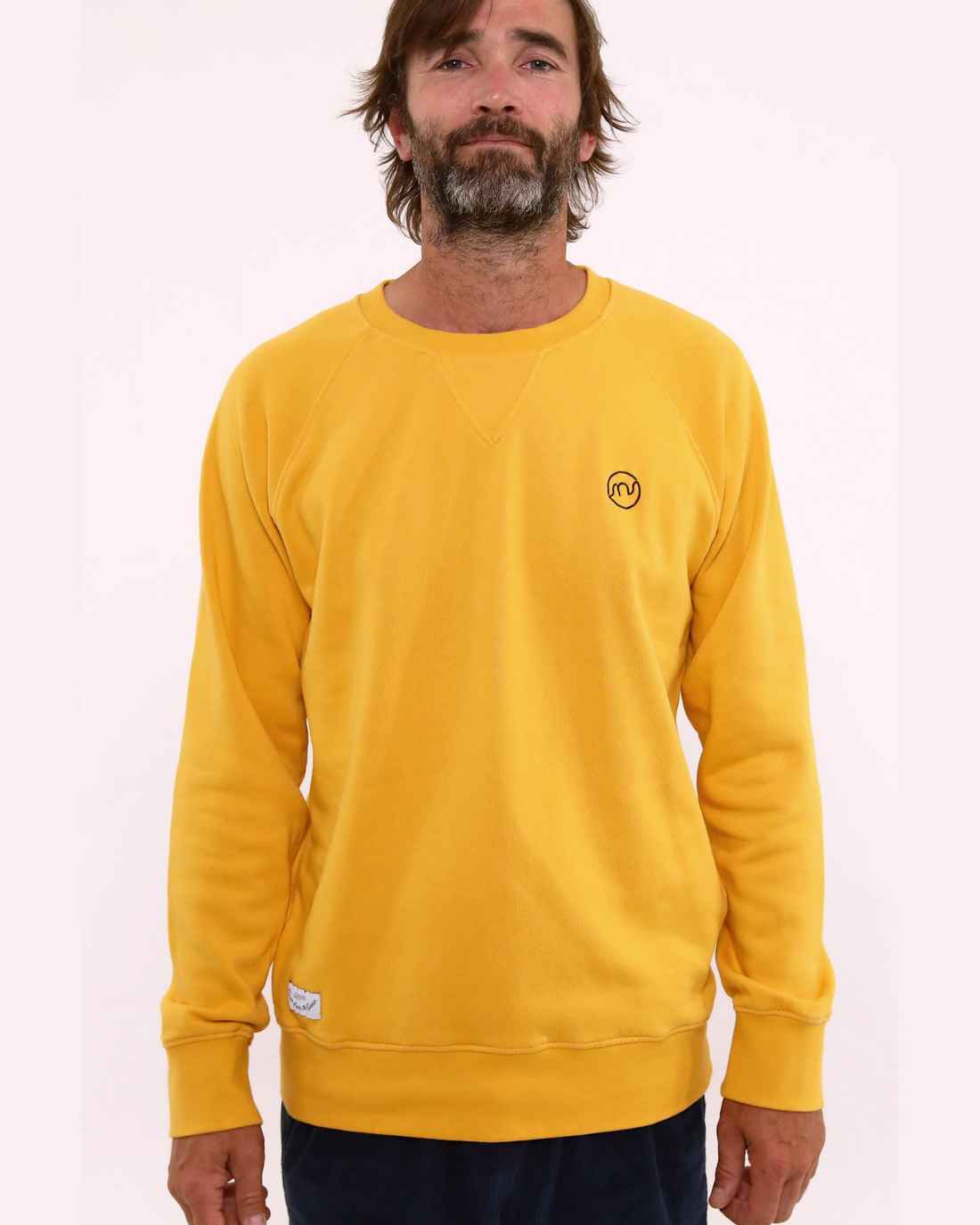 Organic embroidered | Yellow
