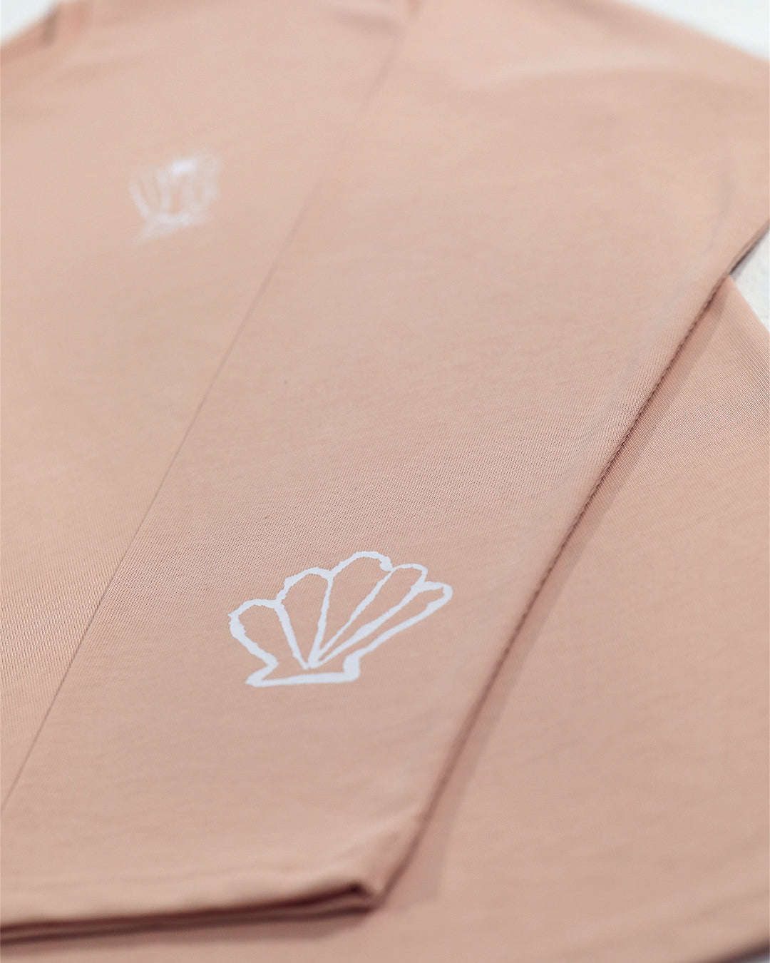 Organic cotton long sleeve T-shirt | Golden Door | Pink